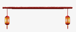 屋檐灯笼素材