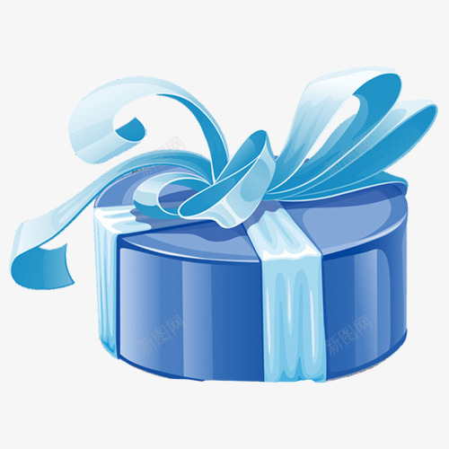 淡蓝色精美礼品包装盒png免抠素材_88icon https://88icon.com 丝带 免费下载 包装盒 淡蓝色 精美礼品