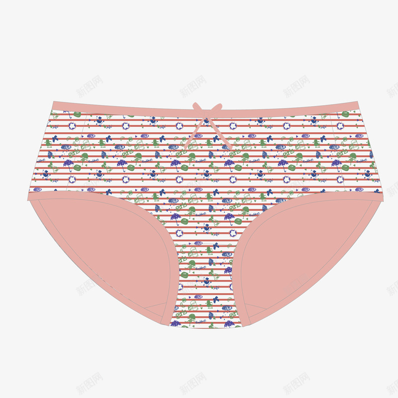 红色印花儿童三角内裤矢量图ai免抠素材_88icon https://88icon.com 三角 儿童 儿童内裤 内裤 印花 红色 矢量图