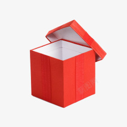 空纸箱红色箱子高清图片