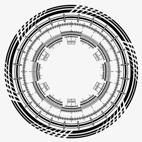 黑色扁平化装饰抽象科技png免抠素材_88icon https://88icon.com 底纹背景 底纹边框 感兴趣 抽象背景 科技 科技环梦幻背景