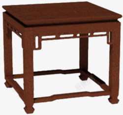 工艺实木茶馆家具中式凳子素材