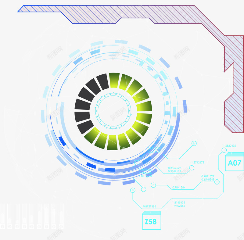 手绘光效科技光线矢量图ai免抠素材_88icon https://88icon.com 光晕光点 手绘光效 梦幻光效 炫酷光效 科技光效 科技光线 矢量图