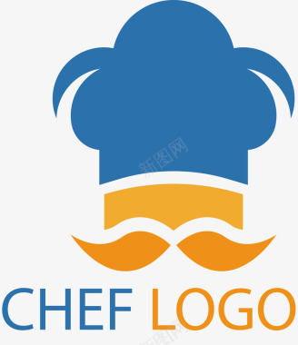 餐饮帽子中式餐饮logo矢量图图标图标