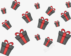 手绘礼盒背景素材