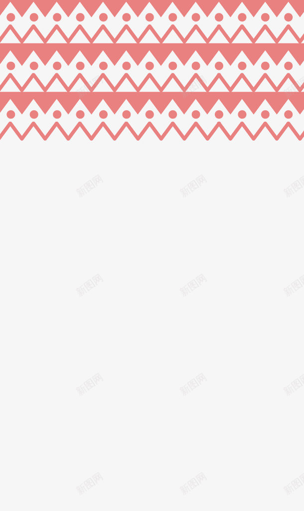 红色卡通三角纹png免抠素材_88icon https://88icon.com 三角形 卡通三角纹 红色波浪纹 背景装饰