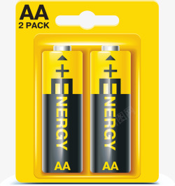 电池包装设计黄色电池包装元素矢量图高清图片