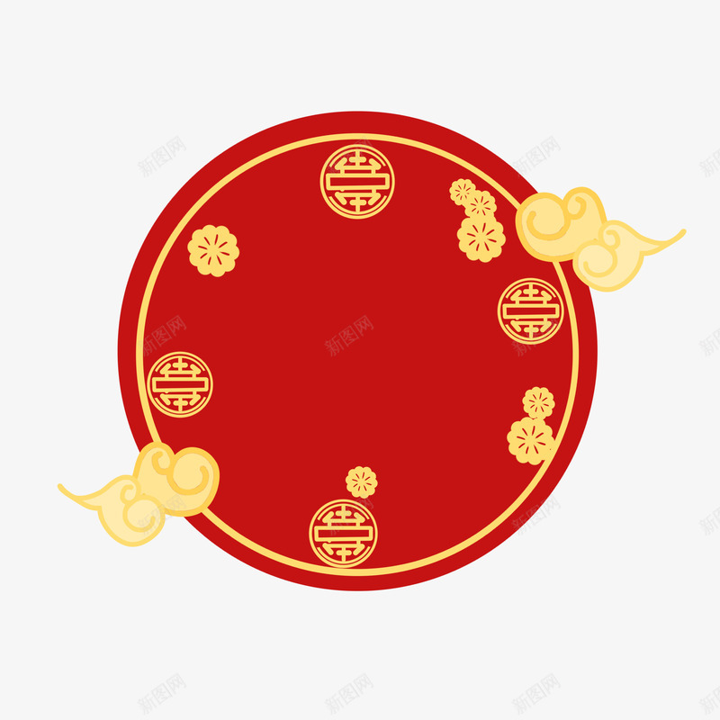 春节元旦喜庆节日元素边框png免抠素材_88icon https://88icon.com PNG 元旦 国庆 春节 节日 节日PNG 节日元素