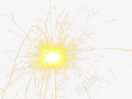 黄色礼花光效活动png免抠素材_88icon https://88icon.com 活动 礼花 黄色