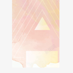 简单节约三角装饰矢量图高清图片