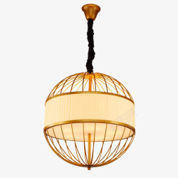 客厅餐厅圆形鸟笼灯现代卧室吊灯素材