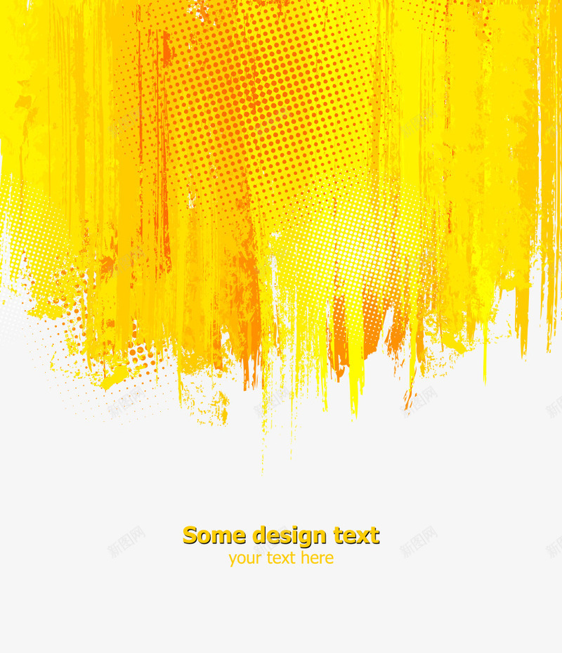黄色颜料矢量图ai免抠素材_88icon https://88icon.com 效果图 矢量素材 艺术 设计 黄色颜料 矢量图