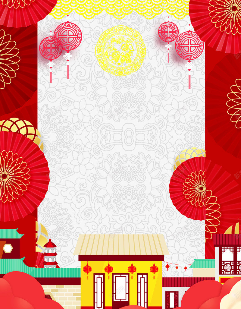 团圆年背景psd分层图png免抠素材_88icon https://88icon.com 传统底纹 传统背景 卡通新年人物 喜庆边框 喜迎狗年 团圆年 团年宴 狗年庆团圆