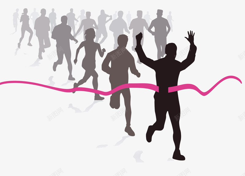 集体奔跑的人png免抠素材_88icon https://88icon.com nb 卡通手绘 奔跑 比赛 赛跑 跑步 运动 运动员 锻炼 飞奔 马拉松 马拉松比赛