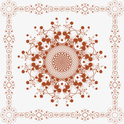 欧式复古花纹素材