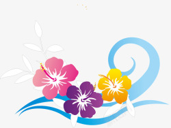 卡通樱花花瓣素材