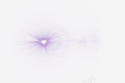 紫色星光效果元素素材