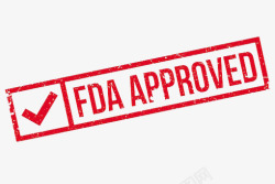 简洁企业FDA认证标志图素材