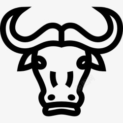 公牛logo公牛面对角图标高清图片