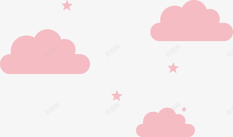 可爱卡通粉红色的云朵和星星矢量图ai免抠素材_88icon https://88icon.com 云 云朵 卡通 可爱 可爱卡通粉红色的云朵和星星矢量图免费下载 星星 粉红色的云 粉色的云 矢量图