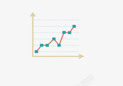 PPT元素趋势图素材