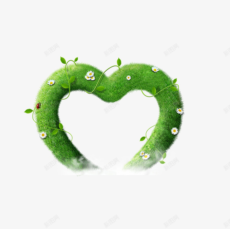 唯美精美清新心形云朵png免抠素材_88icon https://88icon.com 云朵 唯美 心形 清新 爱心 精美 绿色 花朵 藤蔓