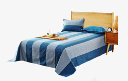 粗布床品简洁老粗布床品高清图片