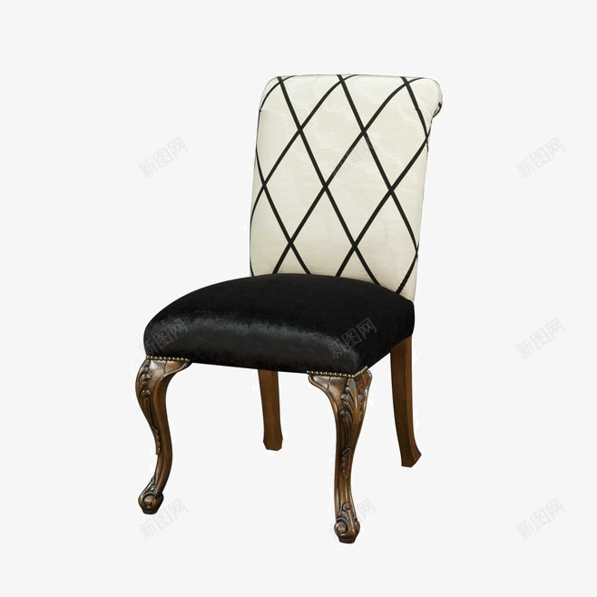 欧美风简约椅子png免抠素材_88icon https://88icon.com 复古 椅子 欧美风 简约 黑白