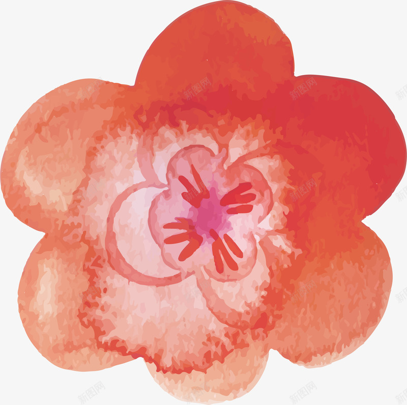 橙色水墨花卉图案png免抠素材_88icon https://88icon.com 图案设计 墙纸图案 家纺图案 干笔画花纹 手绘花纹图案 水彩花纹图案 简洁图案 绘画书法 装饰花纹 鲜花图案 鲜花图案素材