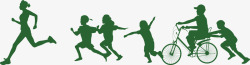 运动人绿色运动人物高清图片