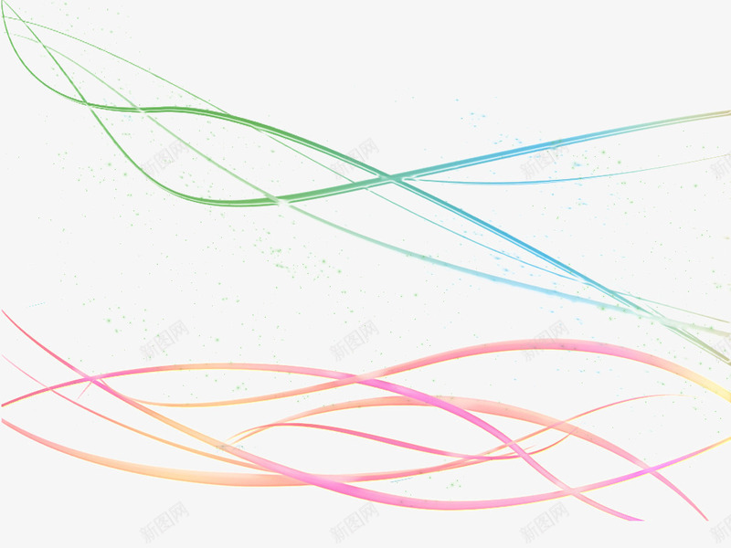 多彩曲线线条png免抠素材_88icon https://88icon.com 星光曲线 曲线条 最新曲线线条 粉色 绿色曲线