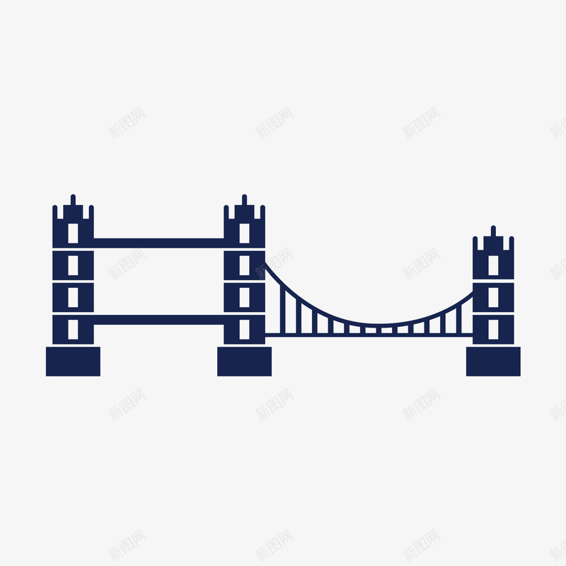 伦敦大桥png免抠素材_88icon https://88icon.com 伦敦 伦敦大桥 元素 卡通 扁平 欧美 漫画