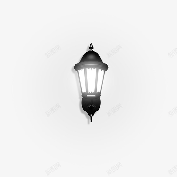 一盏灯的psd免抠素材_88icon https://88icon.com 发光 灯 简洁 装饰