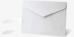 白色简洁商务信笺邮件素材