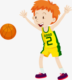篮球防守防守篮球的帅气男孩高清图片