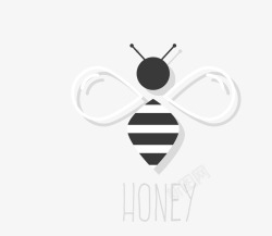 简洁蜂蜜可爱蜂蜜矢量图高清图片