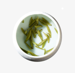 产品实物爽口竹叶青茶叶素材