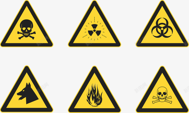 设置三角警告危险标志png免抠素材_88icon https://88icon.com 交通标志 危险标志 标志