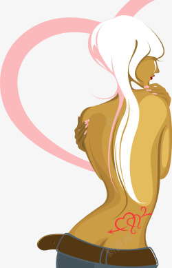 美女背素材