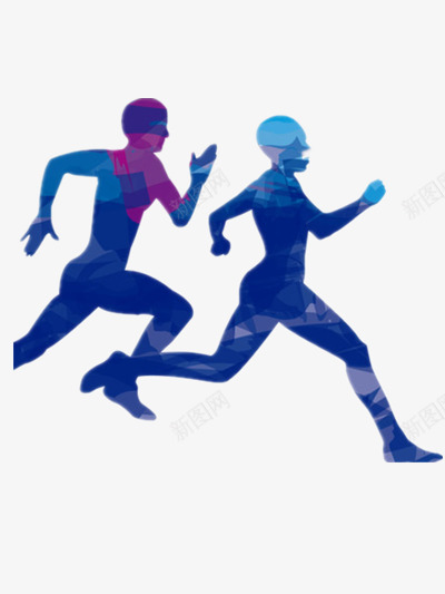 跑步png免抠素材_88icon https://88icon.com 跑步插画 运动 运动会 里约奥运会