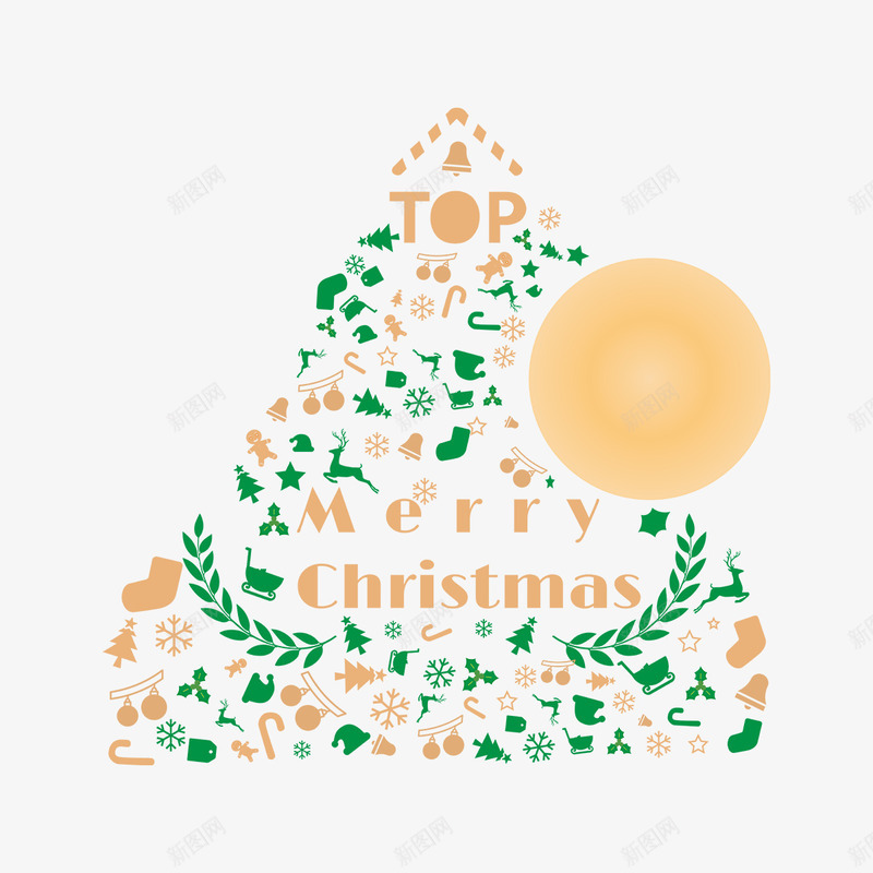 圣诞节元素集合圣诞帽子矢量图ai免抠素材_88icon https://88icon.com 元素 圣诞帽子 圣诞节 集合 矢量图