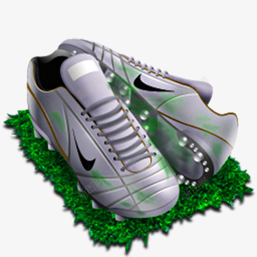 美式足球鞋png免抠素材_88icon https://88icon.com 欧美风 绿色草坪 网站装饰 足球网 足球鞋
