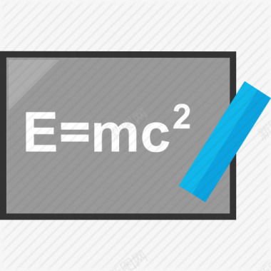 简洁游戏机扁平物理公式图标图标