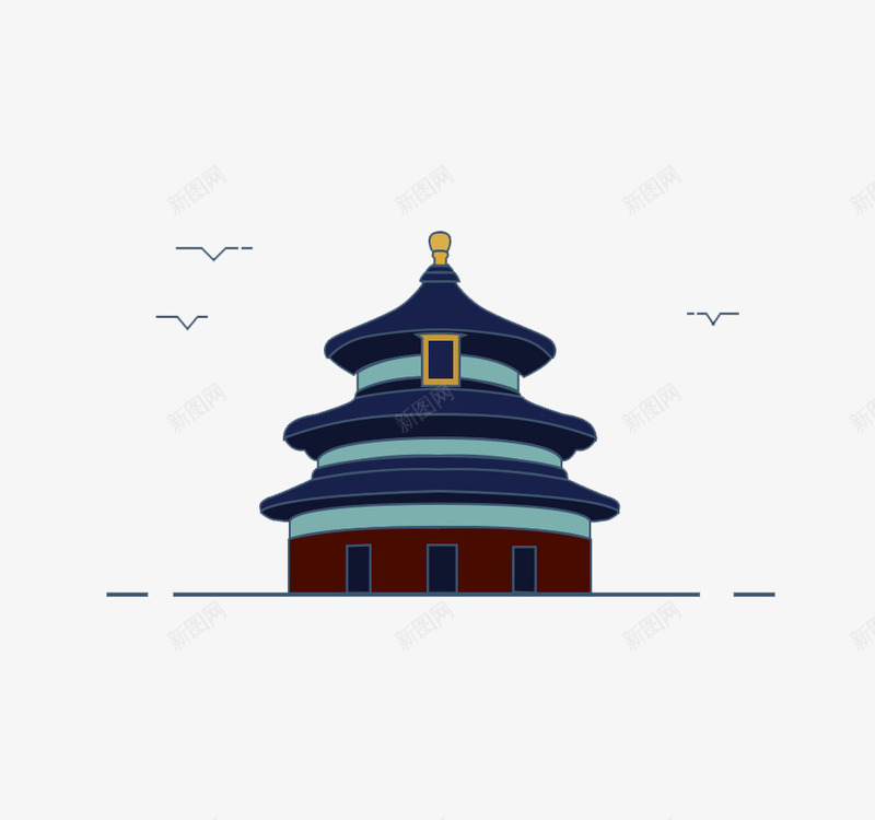 卡通手绘建筑宝塔装饰高楼png免抠素材_88icon https://88icon.com 城市建筑 城市高楼装饰 宝塔 建筑设计 手绘建筑装饰 海报设计 网页设计 高楼大厦