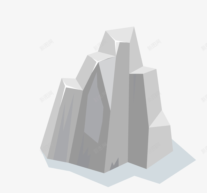 卡通石块矢量图eps免抠素材_88icon https://88icon.com 卡通石块 扁平化石块 矢量石块 石块 石块png 简洁石块 矢量图