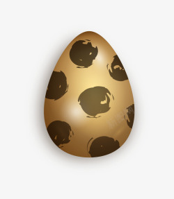 复活节金色圆点彩蛋素材