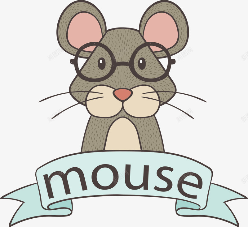 卡通小老鼠矢量图ai免抠素材_88icon https://88icon.com mouse 动物 卡通动物 卡通老鼠 矢量图 矢量老鼠 老鼠 老鼠生日