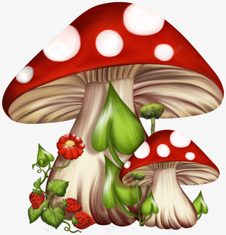 蘑菇png免抠素材_88icon https://88icon.com 卡通 清新 田园 蘑菇 蘑菇城市