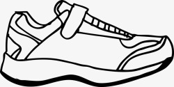 白球鞋白色鞋子图标高清图片