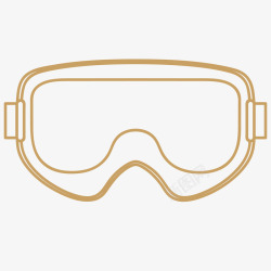 潜水眼镜潜水护目镜插画高清图片